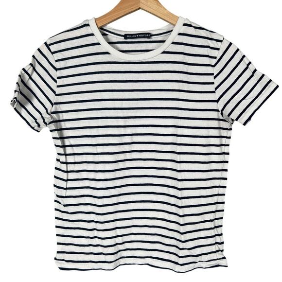 Brandy Melville Striped Tee Shirt Size XS - Picture 1 of 5
